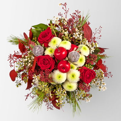 Blumenstrauß 'Winterliebe', handgebunden Blumenstrauß 'Winterliebe', handgebunden