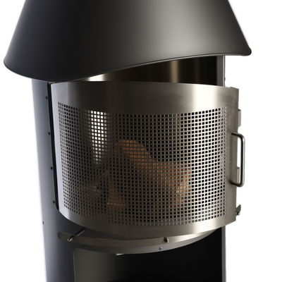 Buschbeck Funkenschutztür für Edelstahlkamin 'Sydney', Stahl