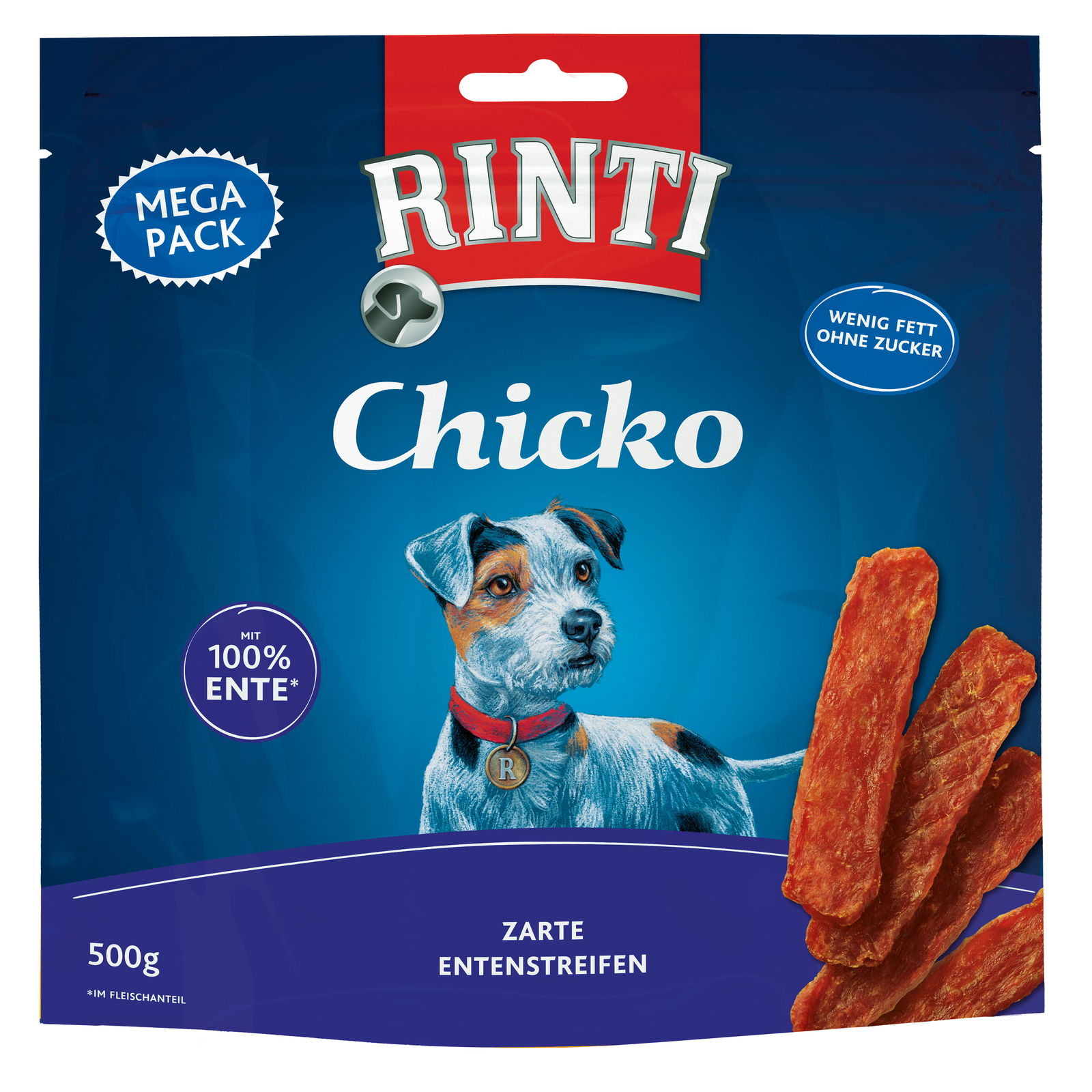 Rinti Extra Snack Chicko, Ente, 500 g