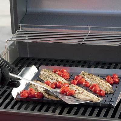 Weber® Style™ Grillpfanne, Edelstahl, 47 x 29 cm Weber® Style™ Grillpfanne, Edelstahl, 47 x 29 cm