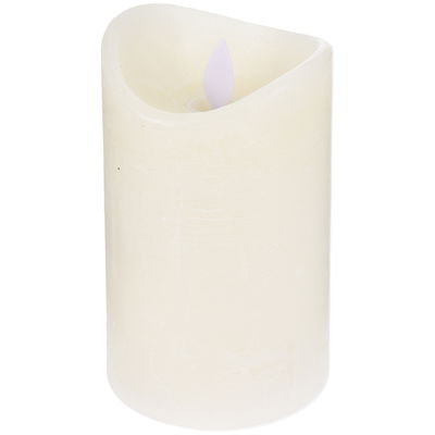 LED Echtwachskerze, elfenbein, Ø 7 x H 9 cm LED Echtwachskerze, elfenbein, Ø 7 x H 9 cm