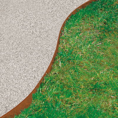Rasenkante 'Corten', edelrost, H13 x L118 cm Rasenkante 'Corten', edelrost, H13 x L118 cm