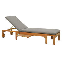 Kölle Rollliege 'Cozy' inkl. Auflagen, braun/grau