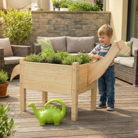 Kölle Kinderhochbeet 'Dino', natur, ca. 63 x 43 x H55 cm