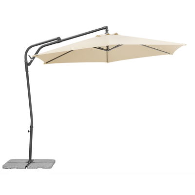 Pendelschirm 'Genua', Ø ca. 300 cm, natur