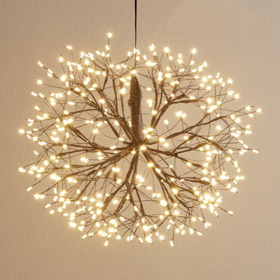LED Igel, warmweiß, 384 LEDs, ca. Ø 30 cm LED Igel, warmweiß, 384 LEDs, ca. Ø 30 cm