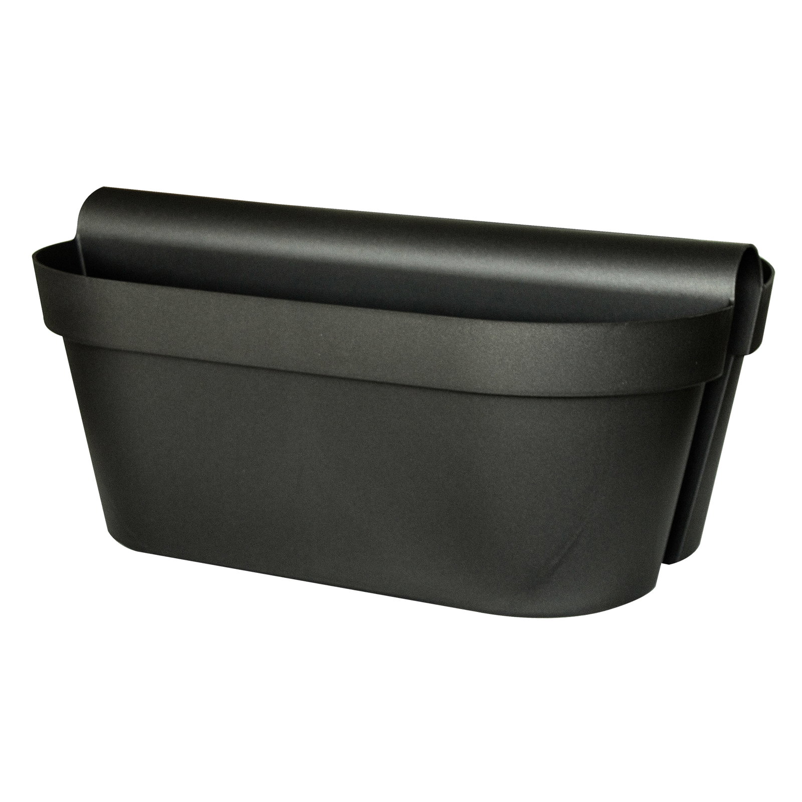 Euro 3 Plast Balkon-Hängekasten 'Be Up Duo', anthrazit, ca. 50 x 33 x H23 cm Euro 3 Plast Balkon-Hängekasten 'Be Up Duo', anthrazit, ca. 50 x 33 x H23 cm