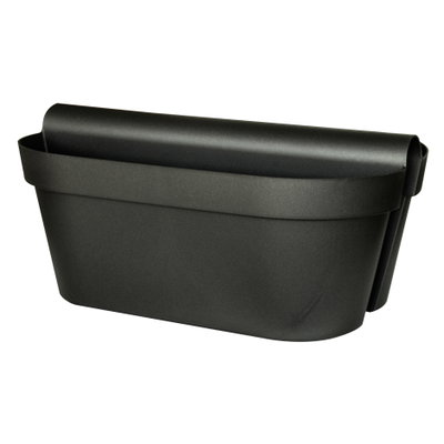 Euro 3 Plast Balkon-Hängekasten 'Be Up Duo', anthrazit, ca. 50 x 33 x H23 cm Euro 3 Plast Balkon-Hängekasten 'Be Up Duo', anthrazit, ca. 50 x 33 x H23 cm