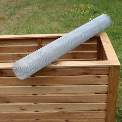 Hochbeetgitter, Stahl verzinkt, 13 x 101,5 x 19 cm