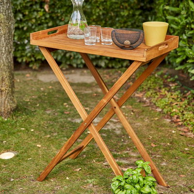 Tablett 'Caruna', Siena Garden, 3-teilig, Akazienholz, 91 x 70 x 45 cm Tablett 'Caruna', Siena Garden, 3-teilig, Akazienholz, 91 x 70 x 45 cm