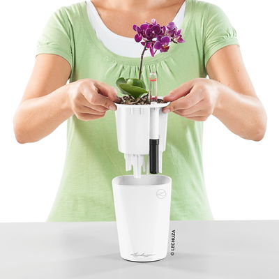 Lechuza 'Mini-Deltini', taupe, ca. 10 x 10 x H 13 cm