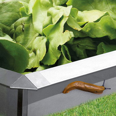 Schneckenblech, verzinkt, Stahlblech, H20 x L100 cm Schneckenblech, verzinkt, Stahlblech, H20 x L100 cm