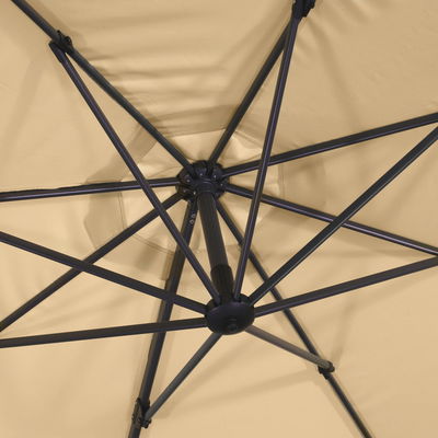 Sonnenschirm 'Rhodos eco TWIST', natur, ca. Ø 300 cm