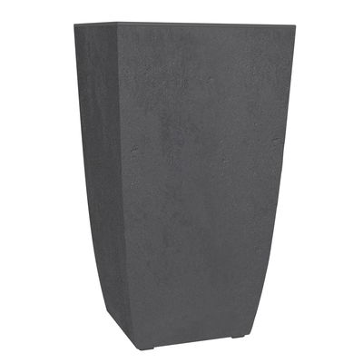 Eda Pflanzgefäß 'Diva Basalt', grau, ca. 43,5 x 43,5 x H 78,2 cm