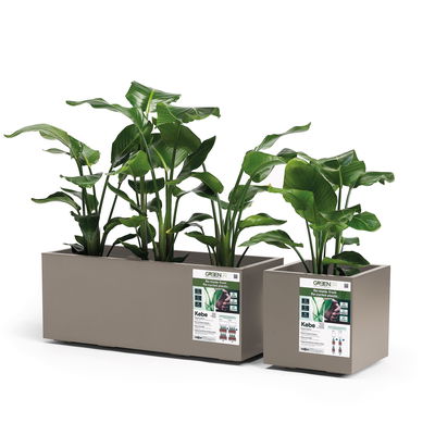 Euro 3 Plast Pflanzkasten 'Kebe', taupe, ca. 99,5 x 39,5 x H 39,5 cm Euro 3 Plast Pflanzkasten 'Kebe', taupe, ca. 99,5 x 39,5 x H 39,5 cm