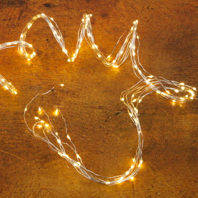 Kölle LED Silberdraht Regen, warmweiß, 180 LEDs, Länge ca. 2 m Kölle LED Silberdraht Regen, warmweiß, 180 LEDs, Länge ca. 2 m