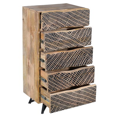 NEPTUN Kommode, natur, Mango, ca. 55 x 38 x 110 cm NEPTUN Kommode, natur, Mango, ca. 55 x 38 x 110 cm