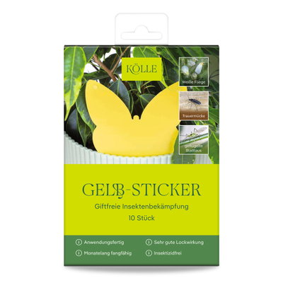 Kölle Gelb-Sticker, 10 Stück Kölle Gelb-Sticker, 10 Stück