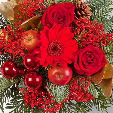 Blumenstrauß 'Tannenduft', handgebunden