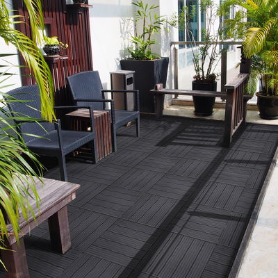 6er-Set Trittplatten 'Cosmopolitan', graphit, 30 x 30 x H 1,5 cm 6er-Set Trittplatten 'Cosmopolitan', graphit, 30 x 30 x H 1,5 cm