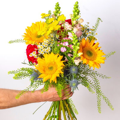 Blumenstrauß 'Cannes', handgebunden