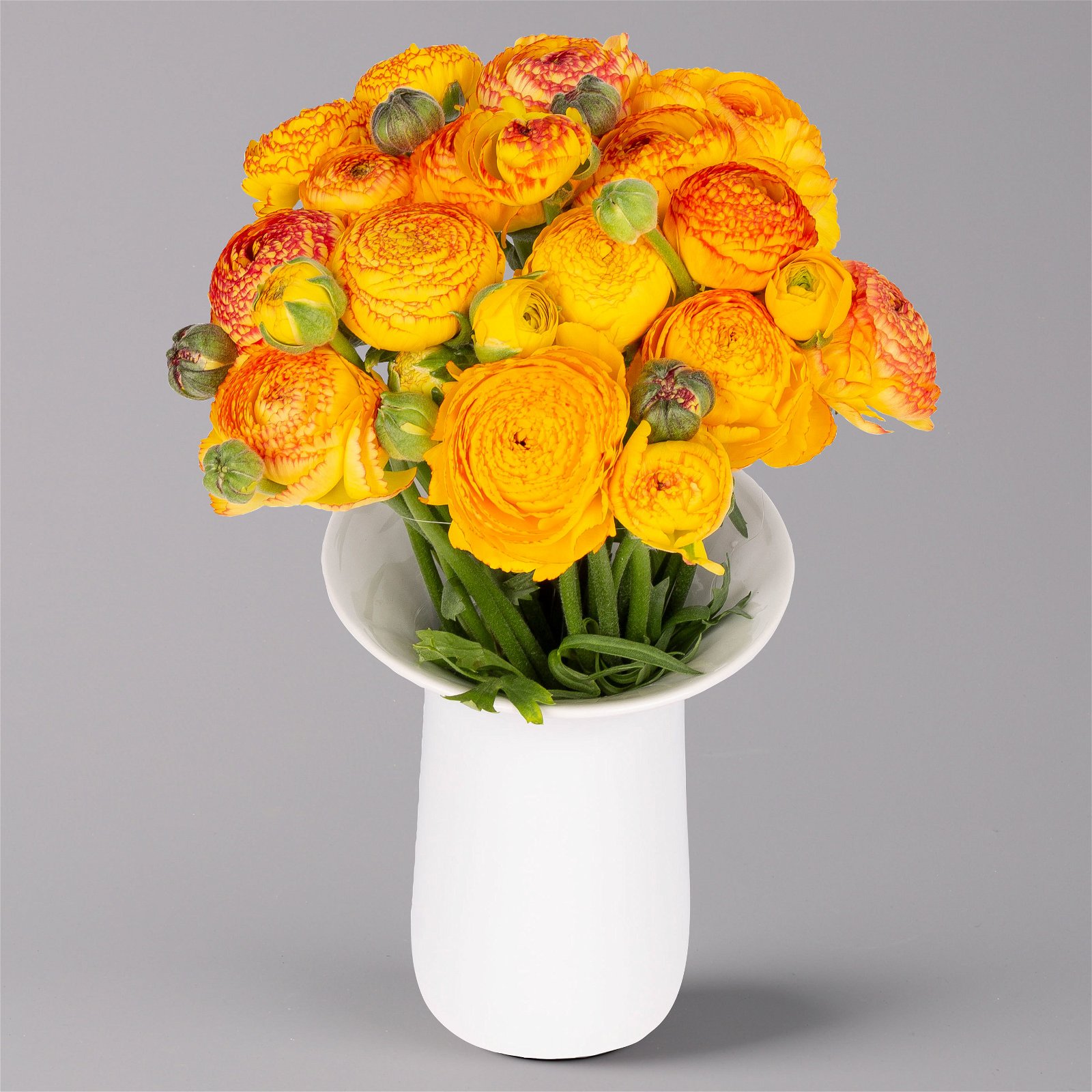 Blumenbund mit Ranunkeln, 15er-Bund, orange, inkl. gratis Grußkarte
