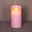 LED Echtwachskerze 'Magic Flame', rosa, Ø 7,5 x H 15 cm LED Echtwachskerze 'Magic Flame', rosa, Ø 7,5 x H 15 cm