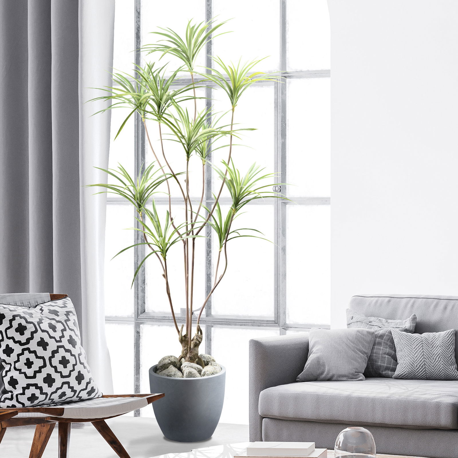 Kunstpflanze Dracaena, Höhe ca. 180 cm