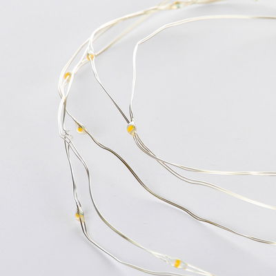 LED Silberdraht, klassisch warm, 20 LEDs, Länge ca. 1,8 m LED Silberdraht, klassisch warm, 20 LEDs, Länge ca. 1,8 m