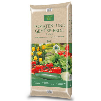 Kölle Bio Tomaten- & Gemüseerde, torffrei, 20 Liter Kölle Bio Tomaten- & Gemüseerde, torffrei, 20 Liter