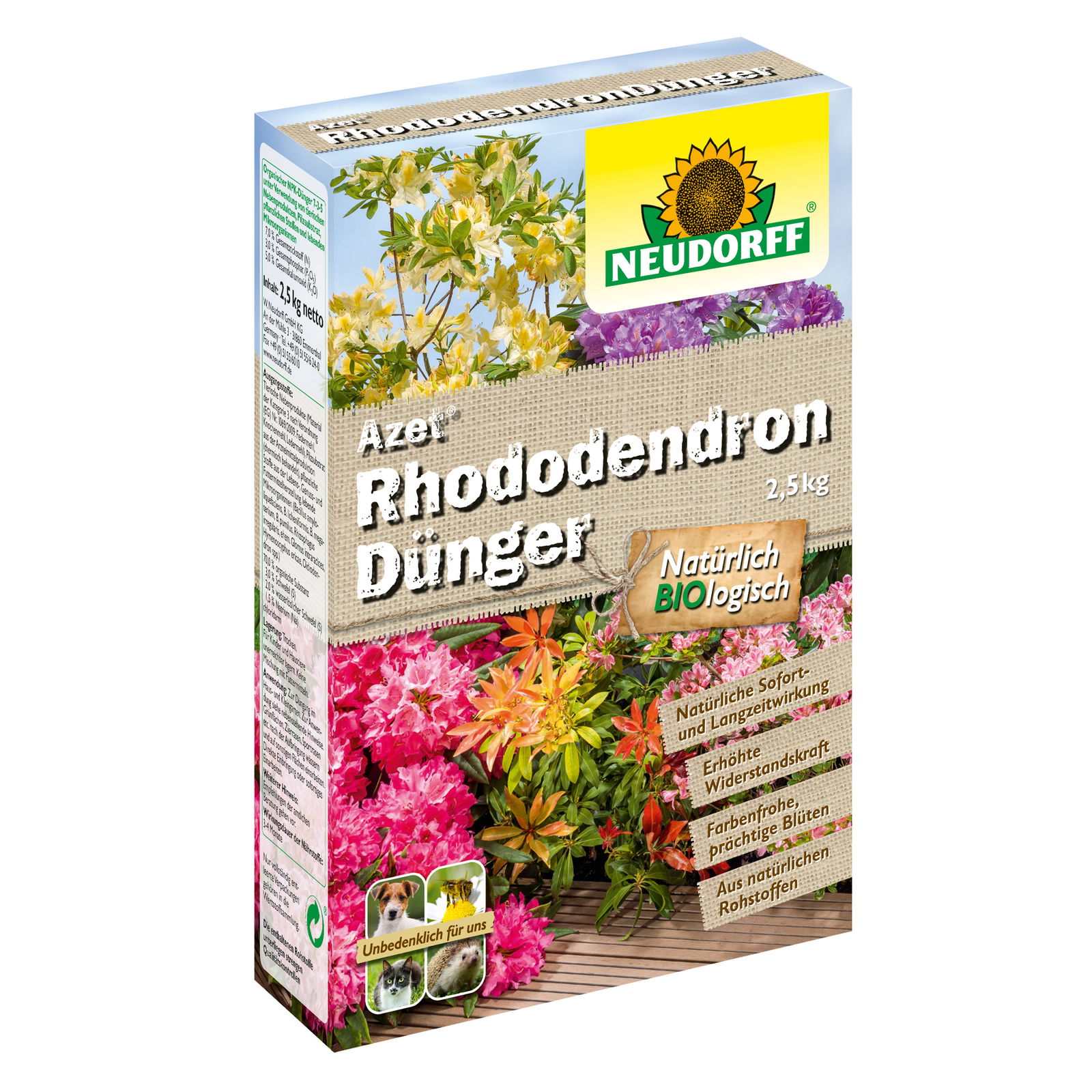 Neudorff Azet Rhododendrondünger, 2,5 kg Neudorff Azet Rhododendrondünger, 2,5 kg
