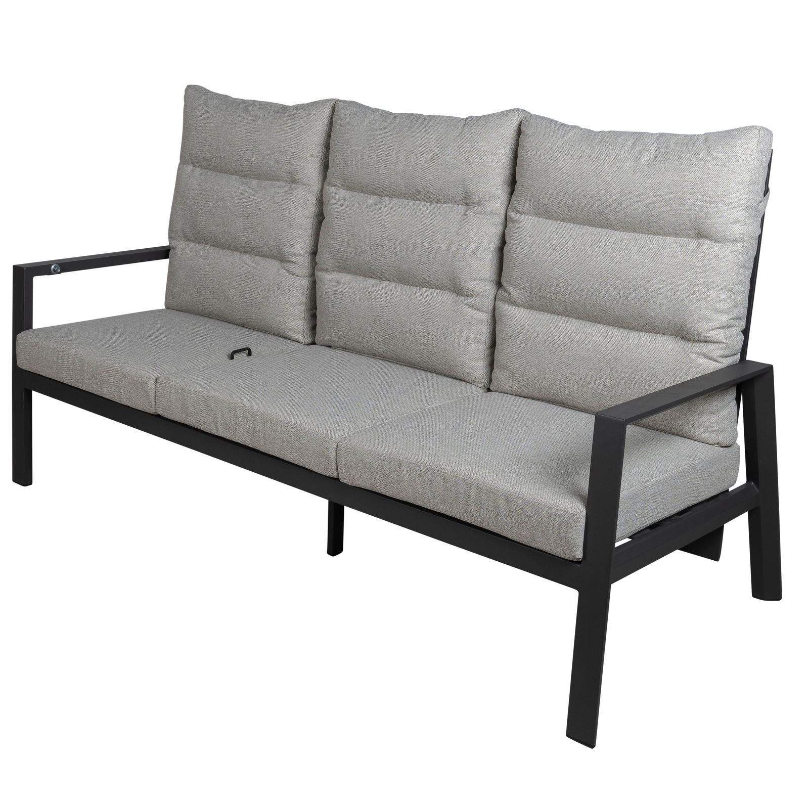 Kölle Loungesofa 'Kreta' inkl. Auflagen, 3-Sitzer, grau