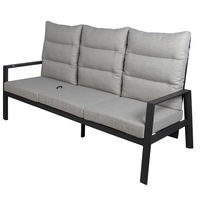 Kölle Loungesofa 'Kreta' inkl. Auflagen, 3-Sitzer, grau