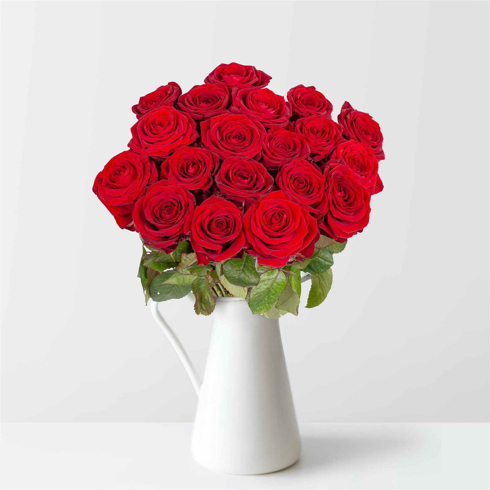 Blumenbund mit Rosen 'Red Naomi', 25er-Bund, rot, inkl. gratis Grußkarte