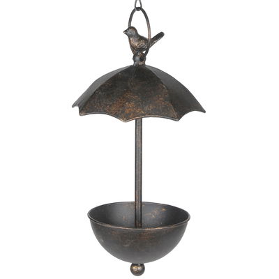 Vogeltränke mit Schirm zum Hängen, Ø 19 x H 35 cm Vogeltränke mit Schirm zum Hängen, Ø 19 x H 35 cm
