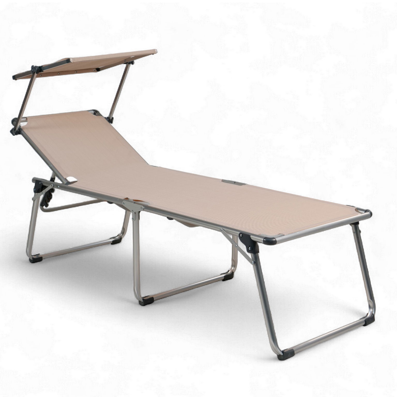 Sungörl Campingliege 'Mykonos Comfort Taupe', taupe