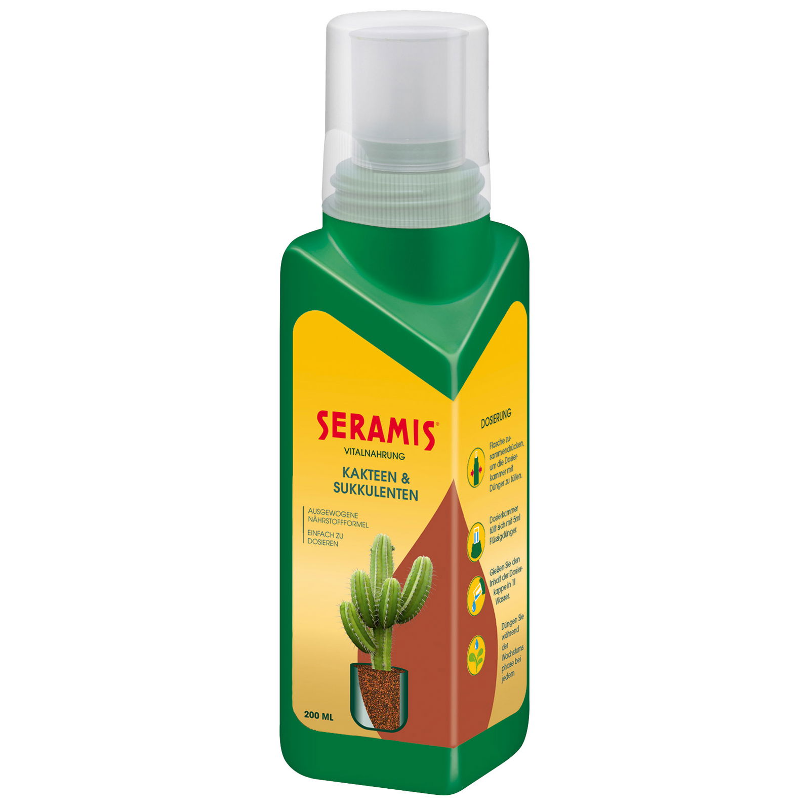 Seramis Vitalnahrung für Kakteen & Sukkulenten, 200 ml Seramis Vitalnahrung für Kakteen & Sukkulenten, 200 ml