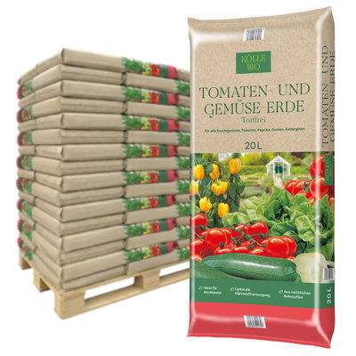 Kölle Bio Tomaten- & Gemüseerde, torffrei, 120 Sack á 20 l, gesamt 2400 Liter Kölle Bio Tomaten- & Gemüseerde, torffrei, 120 Sack á 20 l, gesamt 2400 Liter