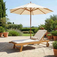 Rollliege 'Felipe', FSC® Akazie, rot-braun, 34, 5 x 200 x 70 cm