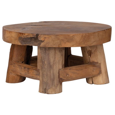 Pflanzhocker S, teak, ca. Ø 30 x H 15 cm Pflanzhocker S, teak, ca. Ø 30 x H 15 cm