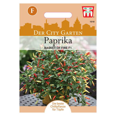 Paprika (Chilischoten) Basket of fire / F1 Hybride „F Paprika (Chilischoten) Basket of fire / F1 Hybride „F