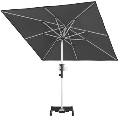 Knirps Kurbelschirm 'Phoenix', dunkelgrau, ca. 245x245 cm