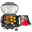 Weber® Elektrogrill Pulse 2000 schwarz, mit Rollwagen