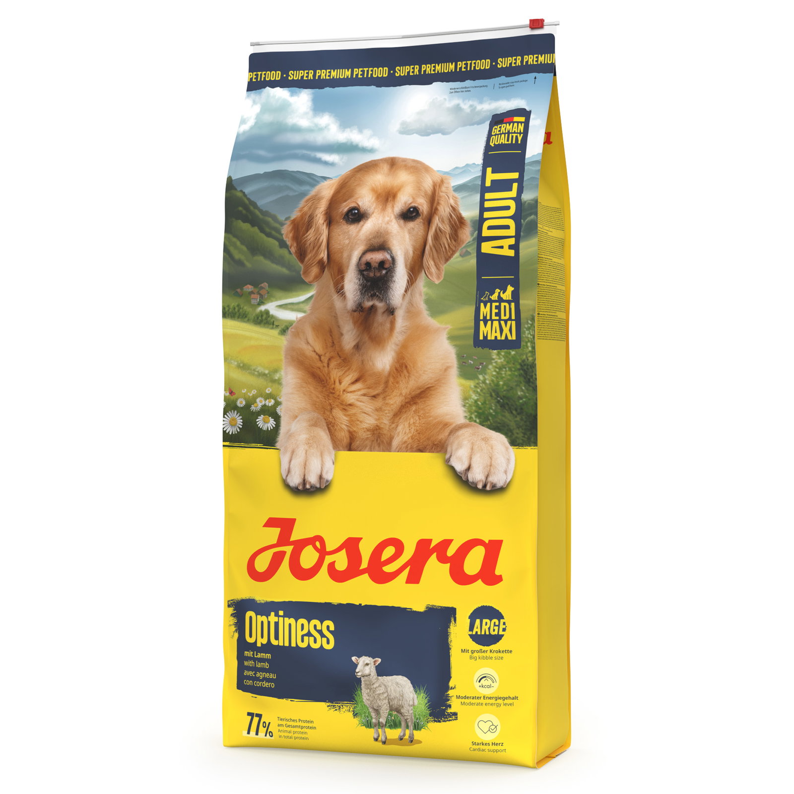Josera Hundefutter Adult Optiness mit Lamm, 12,5kg Josera Hundefutter Adult Optiness mit Lamm, 12,5kg