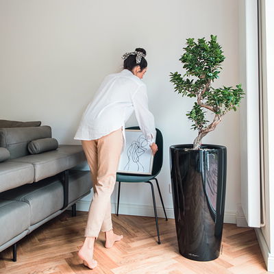 Lechuza 'Rondo 40', schwarz, ca. Ø 40 x H 75 cm Lechuza 'Rondo 40', schwarz, ca. Ø 40 x H 75 cm