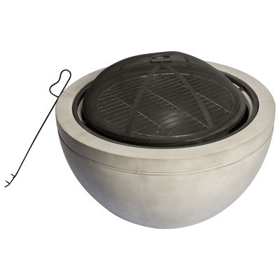 Buschbeck Feuerschale 'Madrid', grau, ca. Ø60 x H47 cm Buschbeck Feuerschale 'Madrid', grau, ca. Ø60 x H47 cm