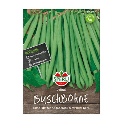 Gemüsesamen, Buschbohnen 'Delinel'
