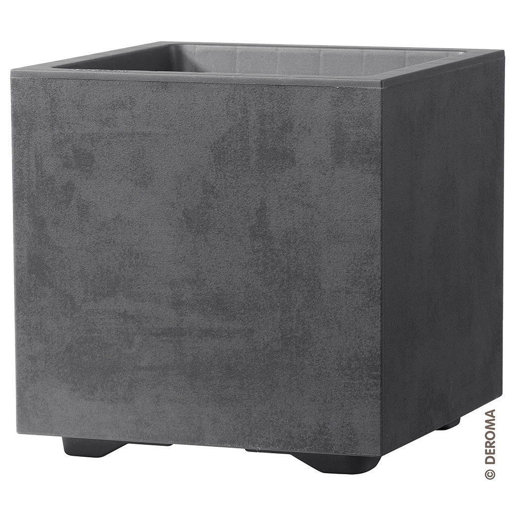 Pflanzkasten 'Quadro Millenium', anthrazit, ca. 39 x 39 x H 39 cm