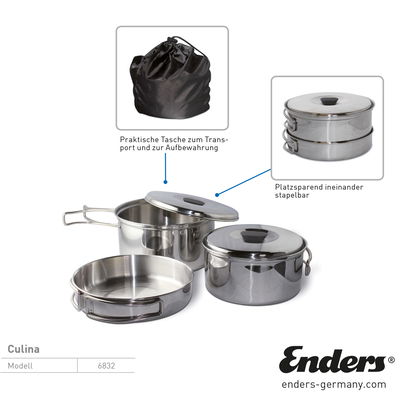 Enders Kochtopfset 'Culina', 6tlg. Enders Kochtopfset 'Culina', 6tlg.