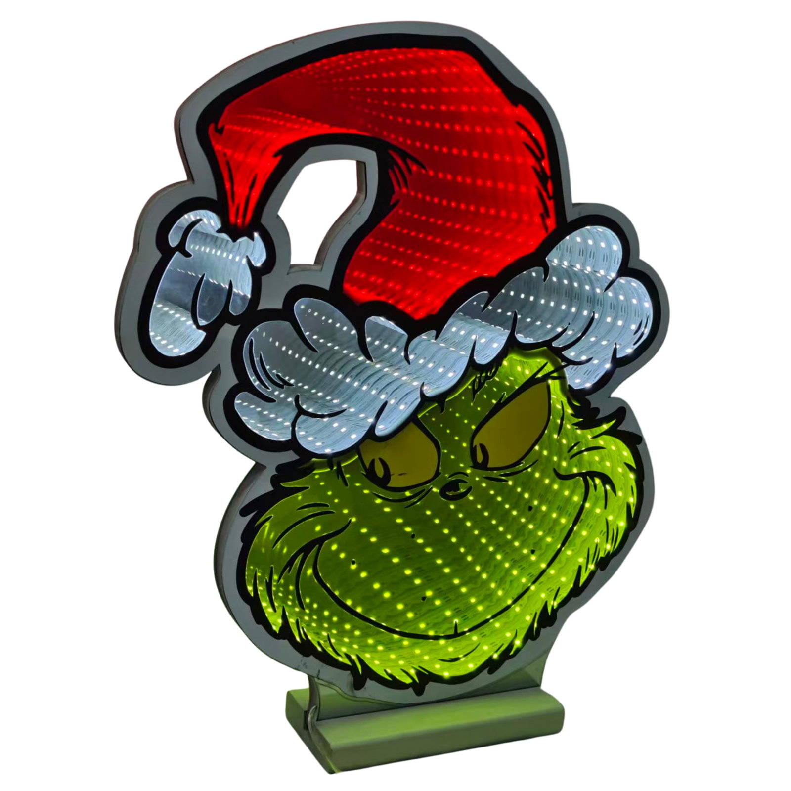 LED-Grinch-Santa, Infinity, 141 LEDs, Höhe ca. 40 cm LED-Grinch-Santa, Infinity, 141 LEDs, Höhe ca. 40 cm